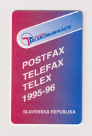 SLOVAKIA  - Postfax Chip Phonecard - Eslovaquia