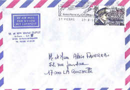 SPM N° 558 S/L.DE ST PIERRE/1992-94  POUR LA FRANCE  - Cartas & Documentos