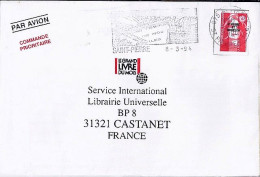 SPM N° 557 S/L.DE ST PIERRE/1993-94  POUR LA FRANCE  - Lettres & Documents