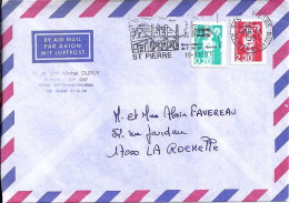 SPM N° 518/515 S/L.DE ST PIERRE/1991  POUR LA FRANCE  - Lettres & Documents