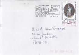 SPM N° 501 S/L.DE ST PIERRE/1989  POUR LA FRANCE  - Covers & Documents