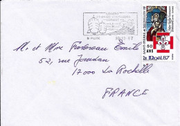 SPM N° 483 S/L.DE ST PIERRE/30.12.87  POUR LA FRANCE  - Cartas & Documentos