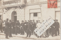 BIZERTE - Des Militaires En 1908 ( Carte Photo ) - Tunesien