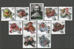 USA 2005 Jim Henson Muppets Show - SC. 3944 A/K - Cpl 11v Set Used - Usati