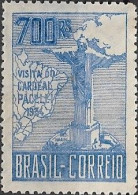 BRAZIL - CARDINAL PACELLI VISIT TO BRAZIL (3rd ISSUE, ULTRAMARINE, 700 RÉIS) 1934 - MNH (A) - Cristianismo