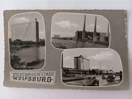 Wolfsburg, VW-Werk, Porschestraße, VW Käfer, 1963 - Wolfsburg