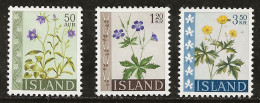 Islande 1960 N° Y&T : 302A,303 Et 305 ** - Nuevos