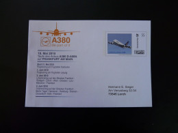Entier Postal Plusbrief Stationery Taufe Des Airbus A380 Lufthansa 2010 - Privé Briefomslagen - Ongebruikt