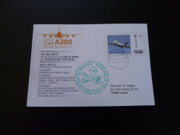 Entier Postal Plusbrief Stationery Taufe Des Airbus A380 Lufthansa 2010 (vol Flight Dusseldorf Koln) - Erst- U. Sonderflugbriefe