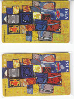 LOT De 2 PIAF De LILLE  01.1999   100  Unites (1000ex)   200 Unites (2000ex) - Parkkarten