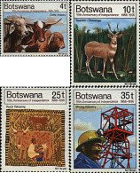 724265 MNH BOTSWANA 1976 10 ANIVERSARIO DE LA INDEPENDENCIA - Botswana (1966-...)