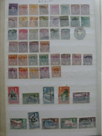 Lot 3 Pages CEYLON  KGV, Surcharge War Stamp (# 57 Queen Victoria 1sh VIOLET CAT VALUE $19) Sri Lanka Free Delivery - Sri Lanka (Ceylon) (1948-...)