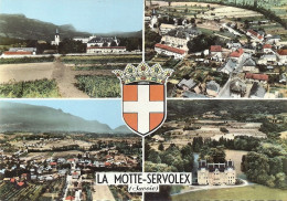 *CPM  -73 - LA MOTTE SERVOLEX - Multivues - Blason - La Motte Servolex