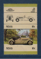 Nevis, YV , Mi 348, 349, SG 360, 361, Adler "Trumpf", 1936 , - Anguilla (1968-...)
