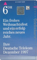 Carte Téléphonique Allemagne 6DM  (motif, état, Etc  Voir Scans)+port - A + AD-Serie : Pubblicitarie Della Telecom Tedesca AG