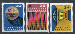 Rwanda 1975. Yvert 643-45 ** MNH. - Nuevos