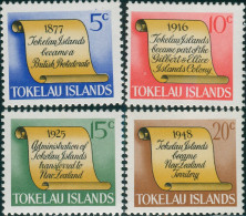 Tokelau 1969 SG16-19 History Scrolls Set MNH - Tokelau