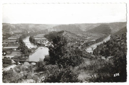 CPSM 46 LUZECH Vue Générale - La Boucle - Luzech