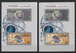 ● 1966 Fujeira ֍ Air Mail Space Satellites BF * ● Spazio ● Espace ● Space ● Imperforated E NON ● Lotto N. 2665 ● - Fujeira