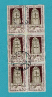 Timbres France 1963 / Résistance / Glières N° 1380 / Oblitérés Bloc De 6 TBE - Used Stamps