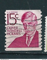 N° 821 Oliver Wendell Holmes Etats Unis (1967) Oblitéré Timbre USA 15 United States - Oblitérés