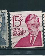 N° 821 Oliver Wendell Holmes Etats Unis (1967) Oblitéré Timbre USA 15 United States - Usados