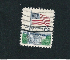 N° 842 Drapeau Et Maison Blanche    Stamp Etats Unis D' Amérique Timbre USA  (1967) - Oblitérés