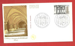 FDC ABBAYE DE NOIRLAC 2 7 1983 - Abadías Y Monasterios