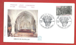 FDC ABBAYE DEVAUCELLES 19 09 1981 - Abadías Y Monasterios