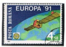 ROMANIA   - SG 5334   -  1991 EUROPA: EUTELSAT 1  - USED ° - Used Stamps