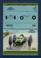 Nevis, YV , Mi 240, 241, SG 257, 258, Cooper Climax 1960, - Anguilla (1968-...)