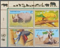 ONU-Vienne  1995,  YT N°UN-WN 200-03  **,  Cote YT 9,6€ - Unused Stamps