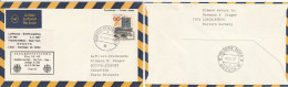 ALLEMAGNE GERMANY RDA DDR 236 Brief Cover Lufthansa LH 490 Flug Nach Bogota Lima Chile Air Mail 4.4.1967 - Storia Postale