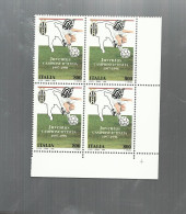 QUARTINA BLOCK ITALIA 1998 JUVENTUS CAMPIONE D'ITALIA 1997 1998 - Famous Clubs