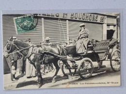 Paris , Les Femmes Cochères , M  Lle  Vilain - Petits Métiers à Paris