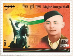 India 2023 Major Durga Mall, Gorkha Soldier, Indian National Army 1v Stamp MNH As Per Scan - Neufs