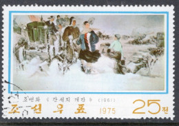 North Korea 1975 Single Stamp From The Set To Celebrate Paintings, In Fine Used. - Corée Du Nord