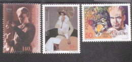 2279 - 2281 Marie Curie - Bernhard Marques - J M Ferreira De Castro  MNH ** Postfrisch Neuf - Unused Stamps