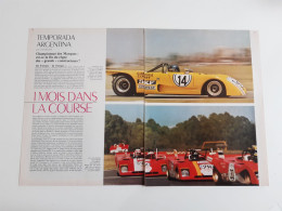 Course Temporada Argentina - Coupure De Presse Automobile De 1972 - Autres & Non Classés