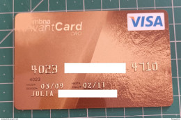 SPAIN CREDIT CARDMBNA GOLD - Credit Cards (Exp. Date Min. 10 Years)