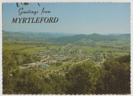 Australia VICTORIA VIC View From Reform Hill MYRTLEFORD Nucolorvue NCV2284 Postcard C1970s - Other & Unclassified