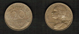 FRANCE   20 CENTIMES 1964 (KM # 930) #7662 - 20 Centimes