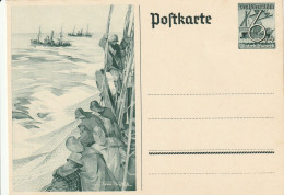 Deutsche Reich Postkarte Postfresch Ungelaufene Adolf Hitler - Colecciones Y Lotes