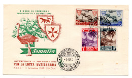 Somalia AFIS Convenzione Con SMOM Su FDC Venetia - Somalië (AFIS)