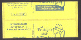 France - Carnet 3744-C2 - Neuf ** - Couverture Coupe Décalée - Marianne De Lamouche - SAGEM - Booklets