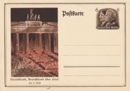 Deutsche Reich Postkarte Postfresch Ungelaufene Adolf Hitler - Colecciones Y Lotes