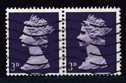 Grande Bretagne - 1952 - 1971 -  Elisabeth II -  Y&T N °  474  Paire  Oblitérée - Usados