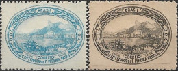 BRAZIL - COMPLETE SET BIRTH CENTENARY OF PEREIRA PASSOS (1836-1913), BRAZILIAN CIVIL ENGINEER 1937 - MH - Unused Stamps