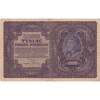 Billet, Pologne, 1000 Marek, 1919, 1919-08-23, KM:29, TB+ - Pologne