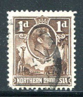 RHODESIE DU NORD- Y&T N°26- Oblitéré - Noord-Rhodesië (...-1963)